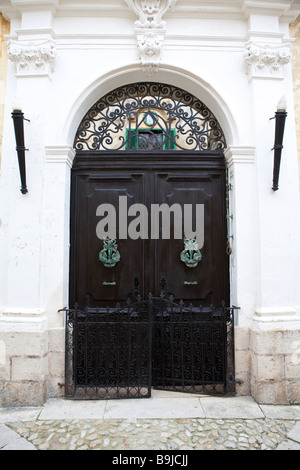 Ancienne porte d'entrée sur la rue Inguanez, Mdina, Malte, Europe Banque D'Images