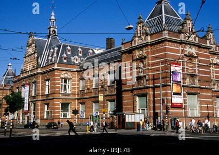 Musée Stedelijk, façade, Amsterdam, Hollande du Nord, Pays-Bas, Europe Banque D'Images