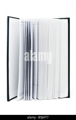 Cahier ouvert. Banque D'Images