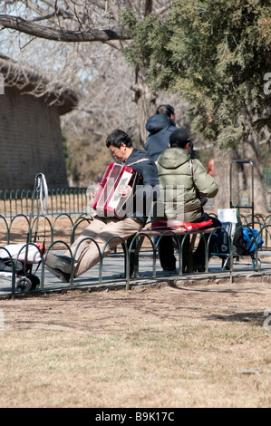 La musique, Temple du Ciel, Beijing, Chine Banque D'Images