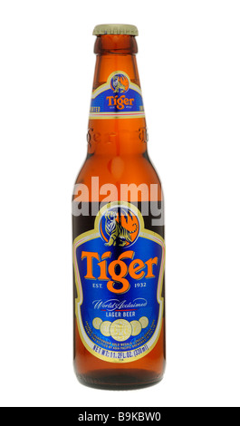 Bouteille de bière Tiger Banque D'Images