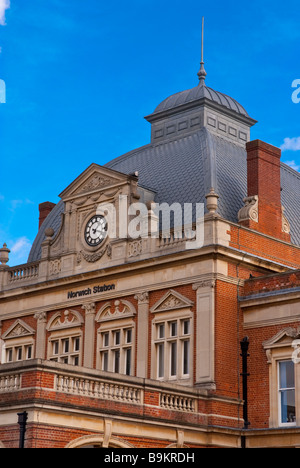 La gare de Norwich Norwich Norfolk,en,UK Banque D'Images