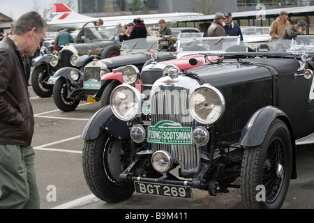 Flying Scotsman 2009 - Le procès d'Édimbourg à Londres par Vintage Car Banque D'Images