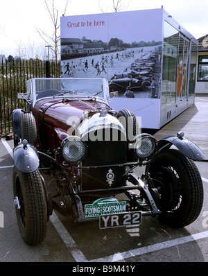 Flying Scotsman 2009 - Le procès d'Édimbourg à Londres par Vintage Car Banque D'Images