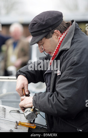 Flying Scotsman 2009 - Le procès d'Édimbourg à Londres par Vintage Car Banque D'Images