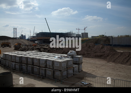 Le centre commercial Westfield Stratford City, construites sur le site olympique de 2012 à Stratford Londres, Angleterre, Royaume-Uni. Banque D'Images