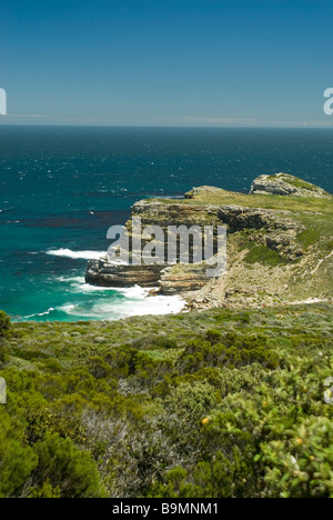 Vue sur le Cap de Bonne Espérance à partir de la pointe du Cap, Afrique du Sud Banque D'Images