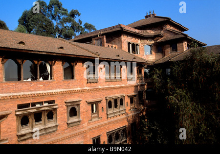 Au Népal, la vallée de Katmandou, classée au Patrimoine Mondial par l'UNESCO, Katmandou, l'hôtel charme Farrell Banque D'Images