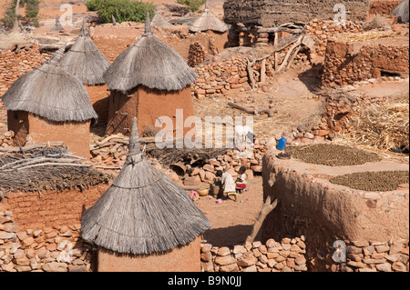 L'Afrique de l'Ouest Mali Pays Dogon Banque D'Images