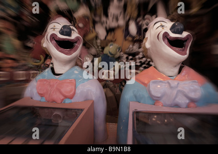 Clowns de SideShow Banque D'Images