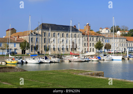 En France, en Charente Maritime, Mortagne Sur Gironde, le port Banque D'Images