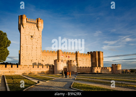 Château De La Mota à Medina del Campo Valladolid Castille Leon Espagne Banque D'Images