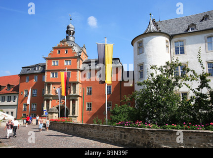 Château Deutschordenschloß à Bad Mergentheim an der Tauber Baden Württemberg Allemagne Banque D'Images