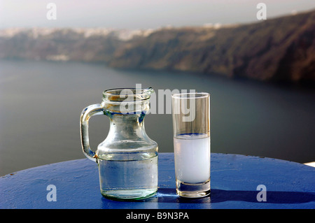 La Grèce, de l'ouzo, la boisson nationale Banque D'Images