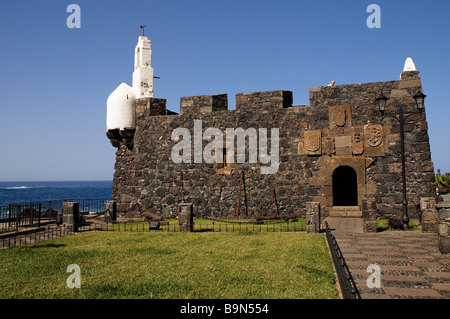 L'Espagne, Iles Canaries, Tenerife Island, Garachio, Castillo de San Miguel 16e siècle Banque D'Images