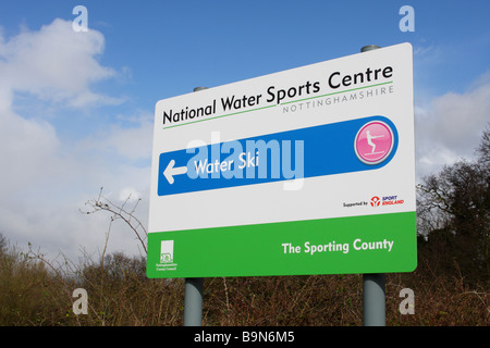 Centre sportif national de l'eau, Holme Pierrepont, Nottingham, Angleterre, Royaume-Uni Banque D'Images