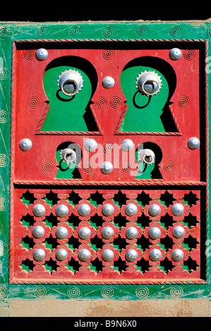 Mali, région de Mopti, Djenné, classée au Patrimoine Mondial par l'UNESCO, maison de style marocain Banque D'Images