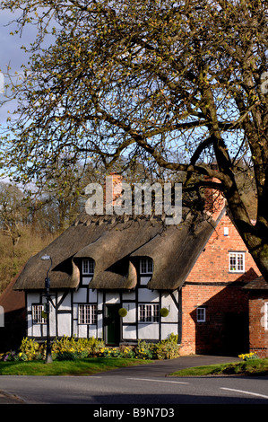 Chalet dans village de Stoneleigh Warwickshire, Angleterre, Royaume-Uni, Banque D'Images