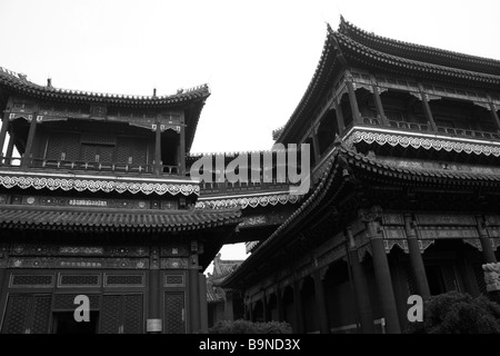 Le Beijing Yonghe Gong Banque D'Images