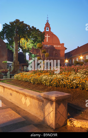 Christ Church à Town Square, Melaka, Malaisie Banque D'Images