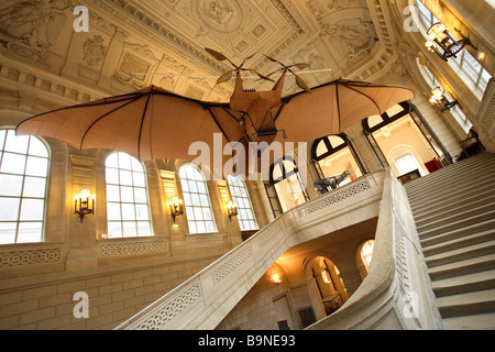 CLEMENT ADER AVION S ' AQUILON À MUSÉE DES ARTS ET MÉTIERS PARIS Banque D'Images