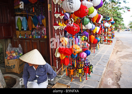 Lantern shop à Hoi An, au Vietnam. En Asie du sud-est Banque D'Images