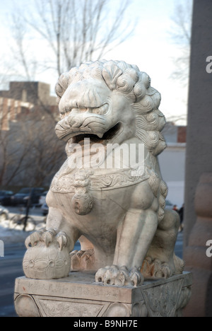 Dragon China Town Montréal Canada Banque D'Images