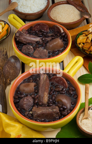 Brésil Feijoada cuisine brésilienne Banque D'Images