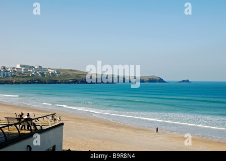 La plage de fistral, Newquay, Cornwall, uk Banque D'Images