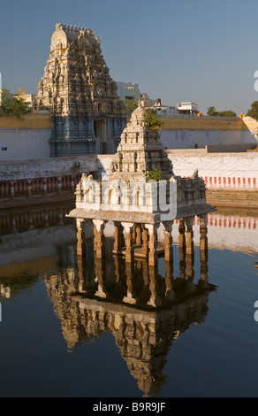 Temple Kamakshiamman Tamil Nadu Inde Kanchipuram Banque D'Images