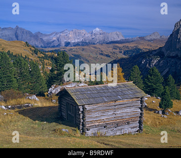 Scenic à la Val Gardena Italie tyrol du Sud Banque D'Images