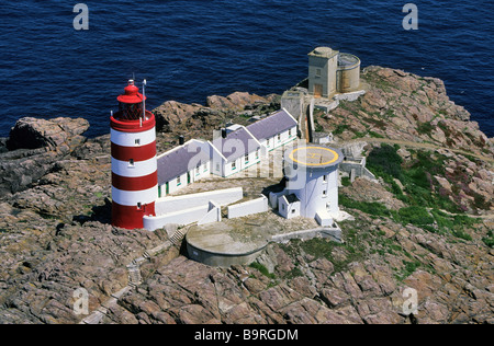 Royaume-uni, Channel Islands, les Casquets off Alderney (vue aérienne) Banque D'Images