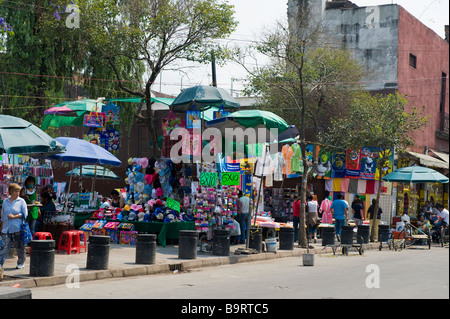 Marché coloré dans le Centro Historico, Mexico City Banque D'Images