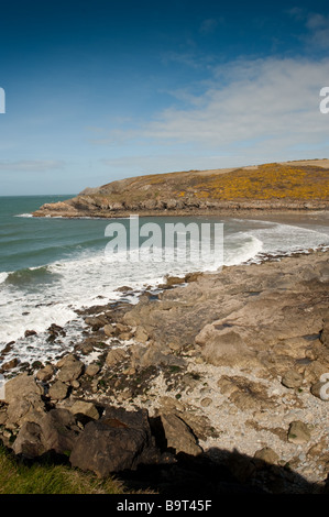 Aber Bach Pembrokeshire Coast National Park Beach West Wales printemps UK Banque D'Images