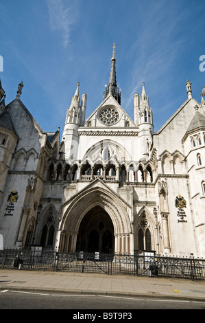 Royal Courts of Justice The Strand Londres Banque D'Images