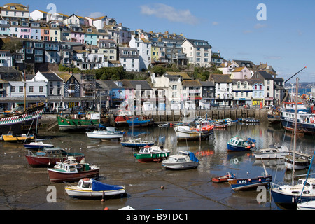 Brixham port pittoresque Devon, Angleterre Royaume-Uni Europe uk go Banque D'Images