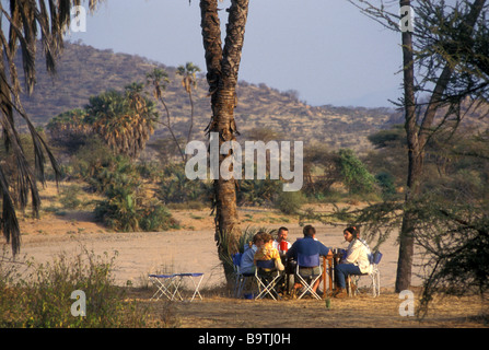 La rivière ewaso ngiro Sarova Shaba Lodge kenya Banque D'Images