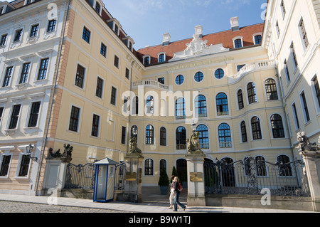 Hotel Taschenbergpalais Kempinski Dresden Sachsen Deutschland Allemagne Dresde Palais Taschenberg Hôtel Kempinski Banque D'Images