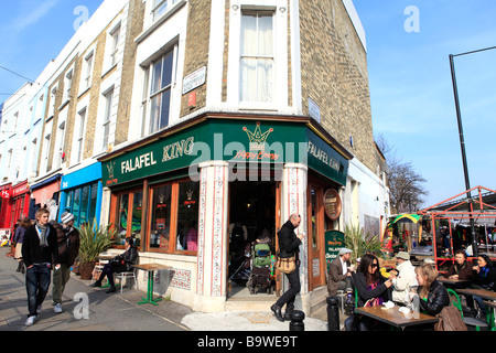 United Kingdom West London falafel king restaurant Portobello road Banque D'Images