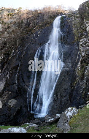 Aber Falls, c Abergwyngregyn, Snowdonia, le Nord du Pays de Galles Banque D'Images