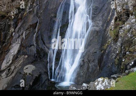 Aber Falls, c Abergwyngregyn, Snowdonia, le Nord du Pays de Galles Banque D'Images