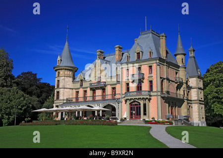 Chateau Schadau au lac de Thoune dans le canton de Berne Suisse de Thoune Banque D'Images