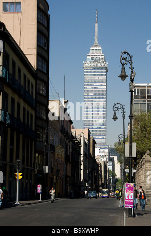 La Torre Latinoamericana, Mexico city Banque D'Images