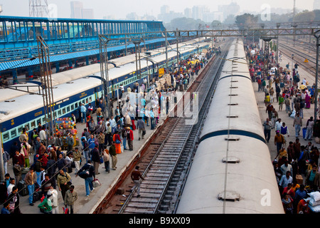 La gare de New Delhi à Delhi Inde Banque D'Images