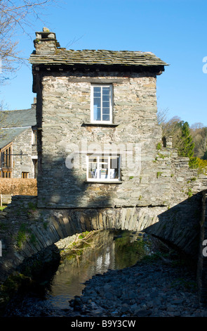 Bridge House, Ambleside, Parc National de Lake District, Cumbria, Angleterre, Royaume-Uni Banque D'Images