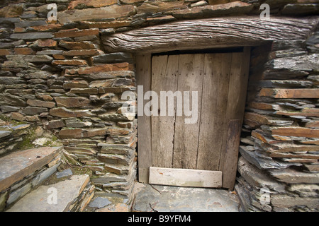Vue sur les rues de Piodão, village plus typique du Portugal, village de montagne,Portugal do Açor Banque D'Images