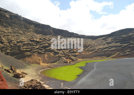 El Golfo, Lanzarote, îles Canaries, Espagne Banque D'Images