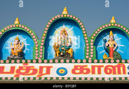 Sanctuaire hindou Marina Beach Chennai Tamil Nadu Inde Banque D'Images