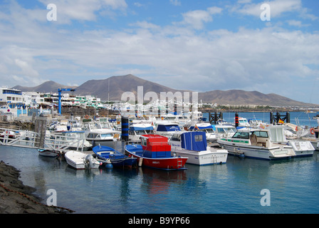 Port Marina, Playa Blanca, Lanzarote, îles Canaries, Espagne Banque D'Images