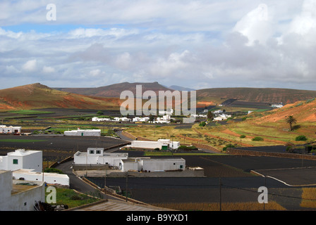 Los Valles, dans le nord de Lanzarote, îles Canaries, Espagne Banque D'Images